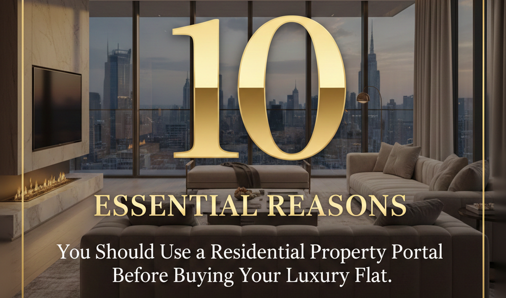 Modern apartment building in Noida